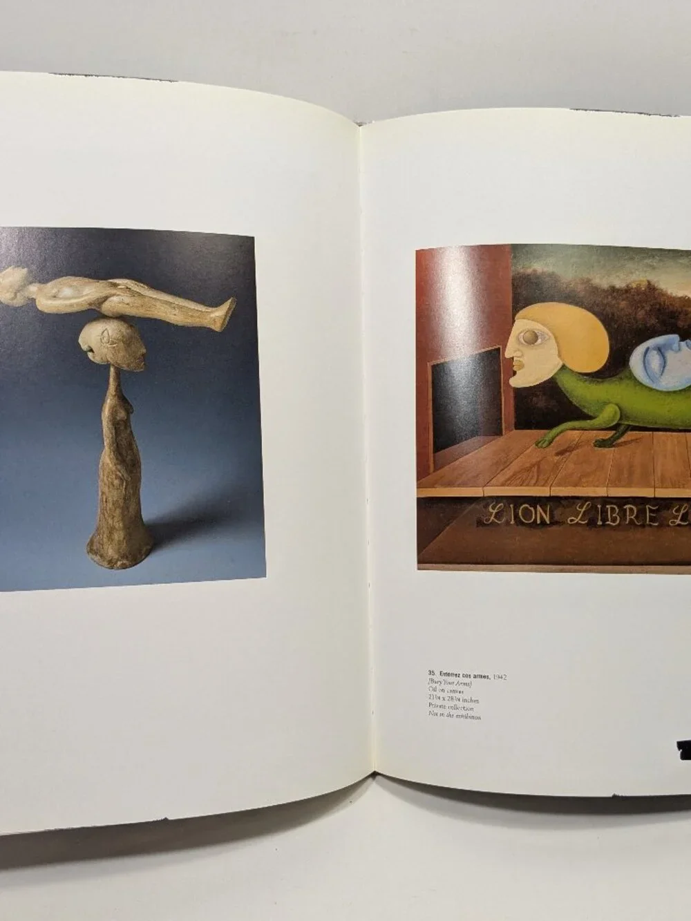 Victor Brauner: Surrealist Hieroglyphs Vintage Hardcover Oversize Art Book